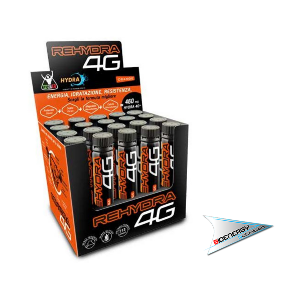 Net-REHYDRA-4G (Conf. 20 fiale da 25 ml - gusto Arancio)     